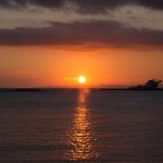 沖縄写真（おきなわしゃしん）瀬長島（せながじま）の夕焼け