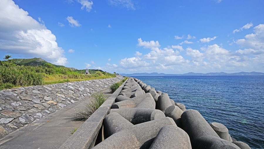 沖縄県本部町部間大橋（ぶまおおはし）への道のり