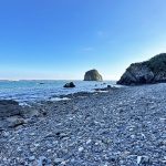 嘉陽層の褶曲（国指定天然記念物） かようそうのしゅうきょく 海