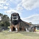 友寄馬場公園(ともよせばばこうえん)獅子舞(シーサー)