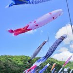 羽地ダムのこいのぼり