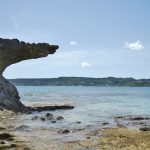 コマカ島から南城市を見る
